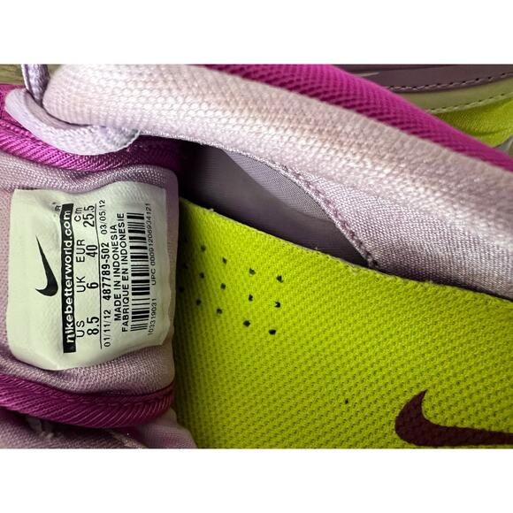 Nike Free Fit 2.0 Purple Women's Running Tennis Athletic Shoes 8.5 Fuchsia - Picture 8 of 8